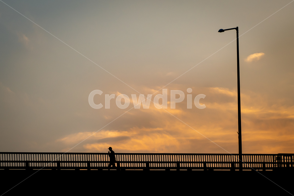 석양,노을,다리,sunset,산책,실루엣,그림자,silhouette,shadow