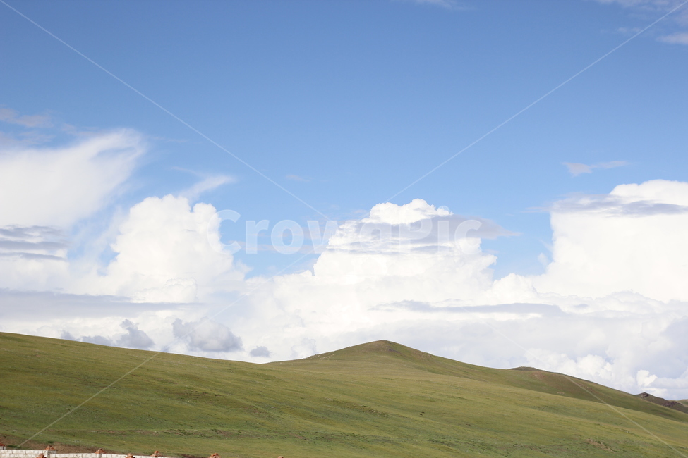 뭉개구름,구름,하늘,초원,들판,몽골,자연,풍경,nature,landscape,outdoors,옥외,field,들,grassland,목초지