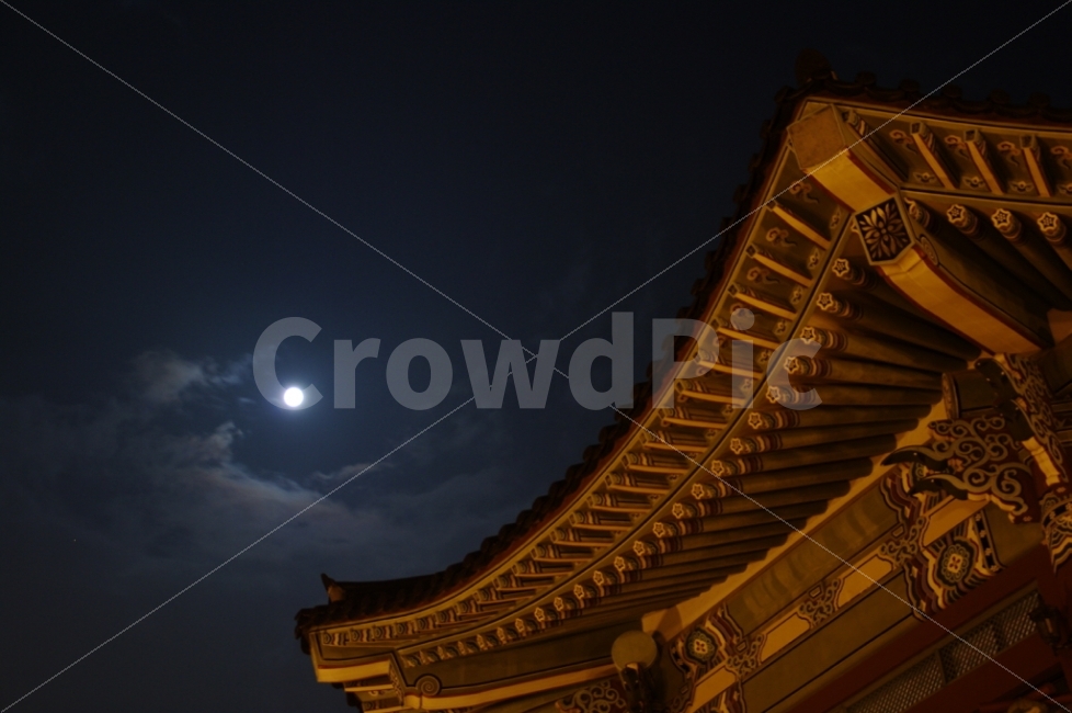 팔각정,야경,단청,한국문화,보름달,야경,밤,풍경,nightscape,night,landscape,한국전통,한국문화,korean traditional,korean culture,architecture,건축물,building,건물