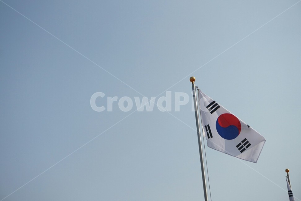 태극기,하늘에,휘날리는,태극,독립기념관,태극기사진