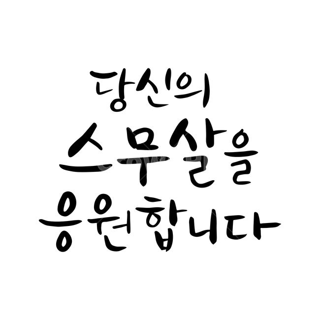응원,스무살,손글씨,펜글씨,붓글씨,한글캘리,캘리,캘리그라피,기념일,축하,anniversary,congratulation,celebrate,celebration,누끼,remove background,캘리그라피,손글씨,calligraphy