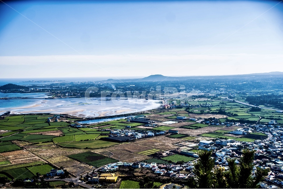 제주,제주도,풍경,구좌읍,종달리,성산일출봉,지미봉,지미오름,자연,풍경,nature,landscape,outdoors,옥외,경치,scenery,aerial view,조감도