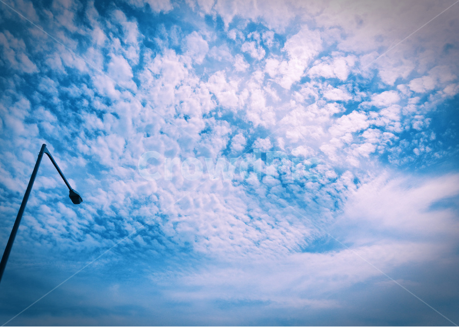 하늘,가로등,구름,로모효과,sky