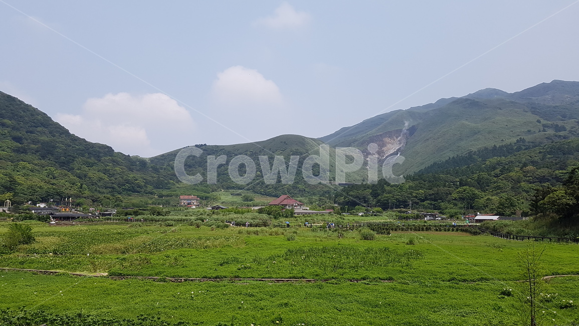 풍경,산,하늘,양명산,논밭