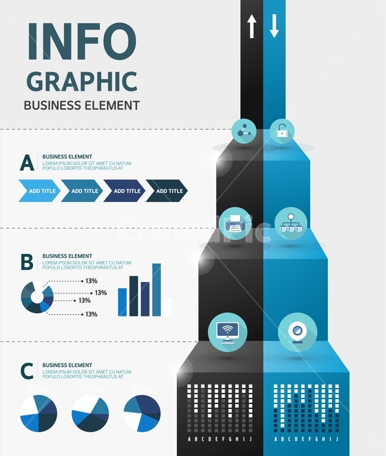 infographic,business,icon,text,text box,graph,element