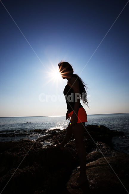 바다,일몰,배경,힐링,여행,사람,인물,인간,human,person,여성,여자,woman,female,lady