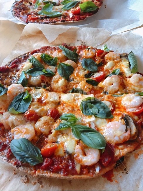 피자,새우,바질,토마토소스,음식,홈메이드,해물,해산물,점심식사,저녁식사,pizza,homemade,basil,prawn,seafood,점심,저녁,food