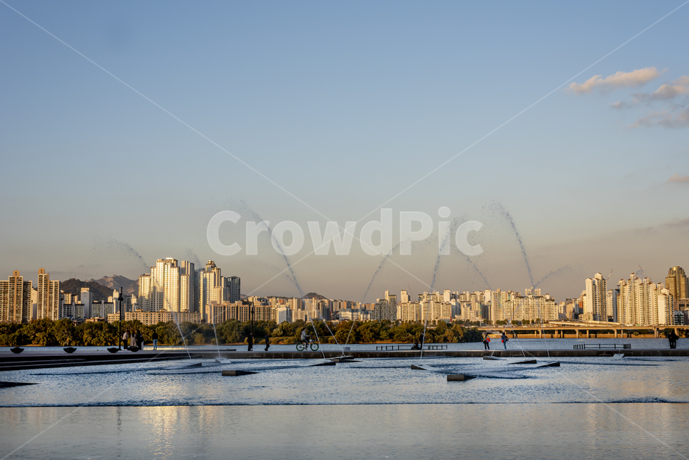 한강공원,공원,풍경,도시,여의도,분수대,도시,풍경,city,landscape,한국도시풍경,한국도시경관,korea cityscape