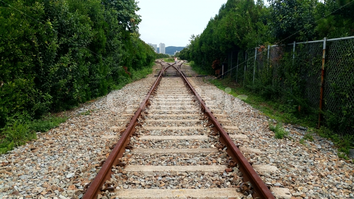기찻길,기차,철로,철길,통로,교통,교통수단,traffic,transportation,rail,레일,train track,railway,철도,gravel,자갈,dirt road,흙길,road,도로