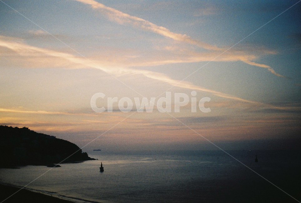해운대,노을,바다,해변,저녁,하늘,구름,휴식,휴가,sea,night,자연,풍경,nature,landscape,감성,sensible,feeling,land,땅,outdoors,옥외,water,물,ocean,대양,shoreline,해안선