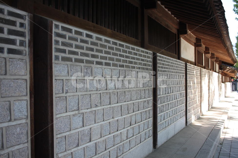 서울,서울거리,한옥,한옥담벼락,한옥담,한국전통