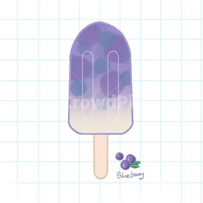 아이스크림,하드,음식,여름음식,디저트,여름디저트,icecream,icebar,food,dessert,summerfood,blueberry,blueberryicecream,블루베리,블루베리맛,블루베리아이스크림,flavor,여름,계절,summer,season,그래픽,일러스트레이션,graphic,illustration