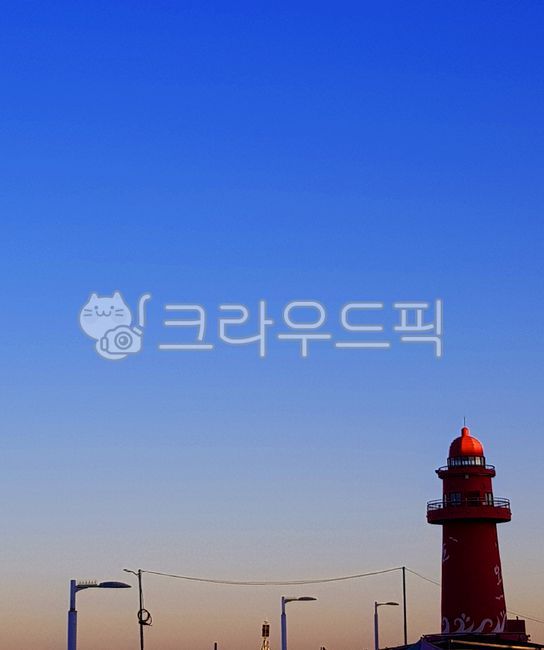sky,Beach,cucumber too,lighthouse,red lighthouse,sunset,Siheung city,Lighthouse,Oido Lighthouse,building