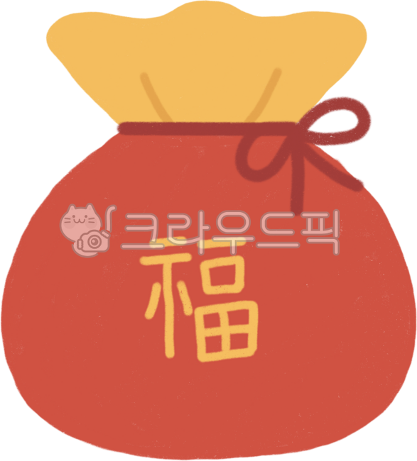 복주머니, 새해, 설날, 행운, 복, 사진,이미지,일러스트,캘리그라피 - booktov작가