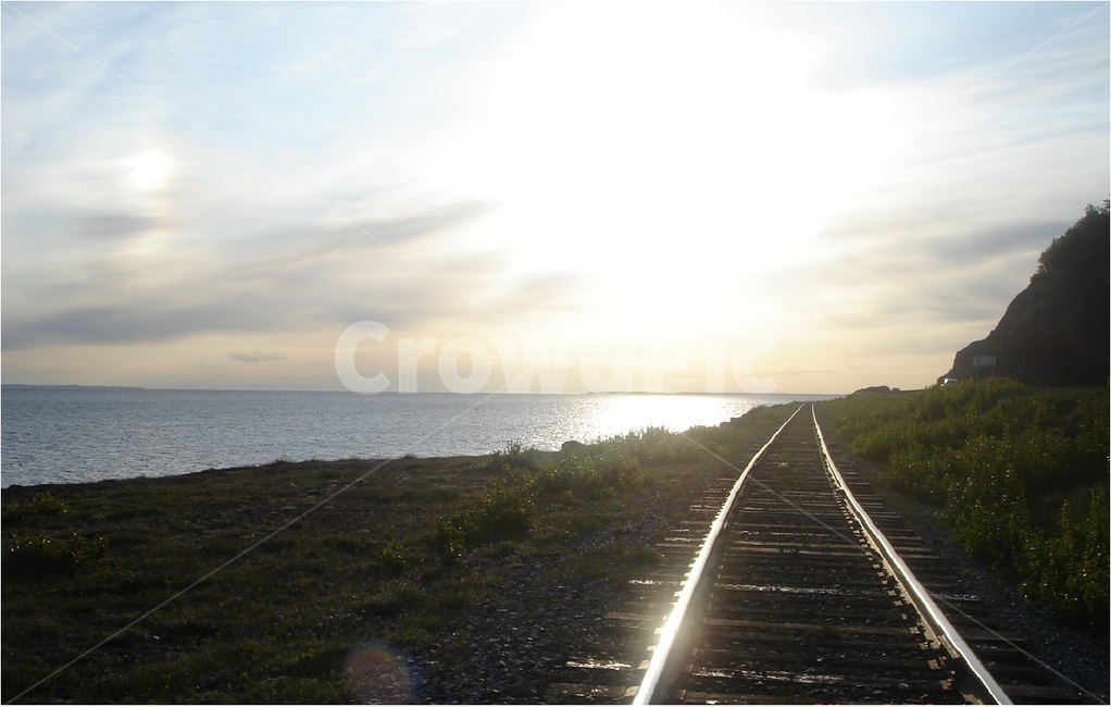 기찻길,풍경,노을,바다,자연,자연,풍경,nature,landscape,교통,교통수단,traffic,transportation,rail,레일,train track,railway,철도