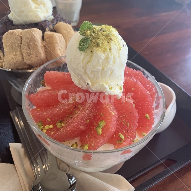 자몽빙수,여름음식,자몽,아이스크림,자몽음식