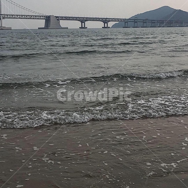 바다,파도,다리,부산,바닷가