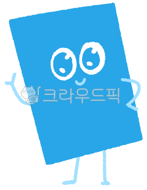 네모, 네모캐릭터, 사각형, 사각형캐릭터, 도형캐릭터, 사진,이미지,일러스트,캘리그라피 - Jooah작가