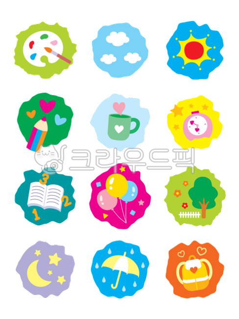 Decorating a diary,deco,arithmetic,paint,bag,vacation life,school life,cloud,number,me,coloring,day,decoration,sky,brush,rain,Color,tree,clock,heart,elementary school,moon,mug cup,daily,math,cup,love,study,Spring break,sun,life,daily lesson,petal,hour,nig