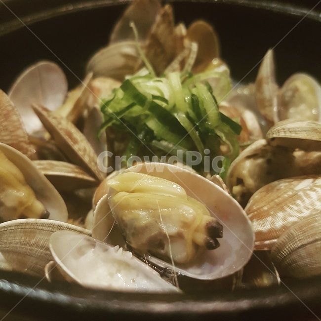 바지락,바지락술찜,술찜,조개,아사리,아사리사카무시,일식,일본음식
