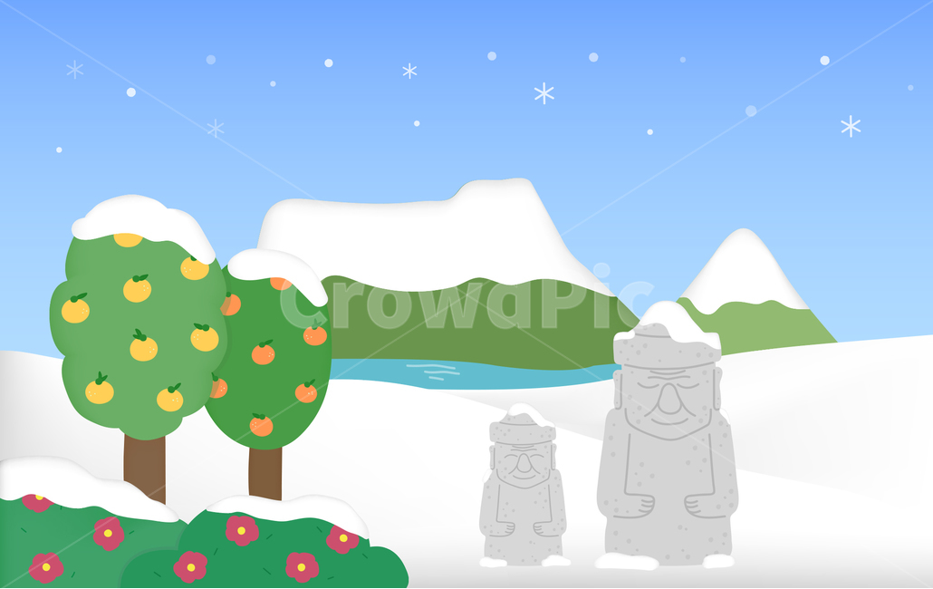 겨울,제주,제주도,돌하르방,일러스트,겨울,계절,winter,season,제주도,jeju,jeju island,그래픽,일러스트레이션,graphic,illustration,nature,자연,outdoors,옥외