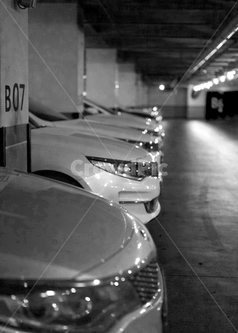 자동차,차,차량,car,교통수단,이동수단,주차장,parking,일렬,차고,흑백,흑백,모노톤,monochrome,black and white,교통,교통수단,traffic,transportation