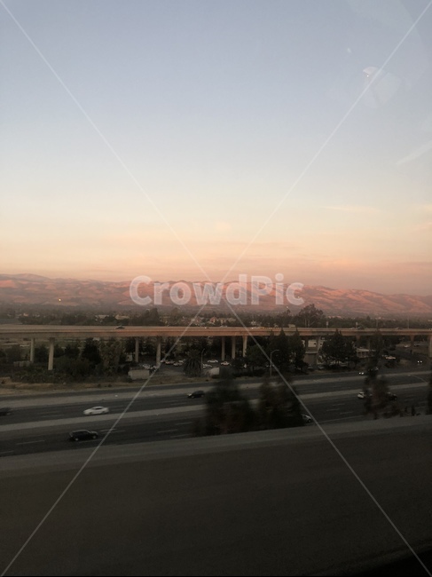 미국,고속도로,산,노을,하늘,구름,highway,산맥,분위기,감성,freeway,road