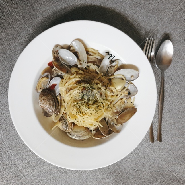 봉골레파스타,food,음식,요리,조개,식사,파스타,파티요리