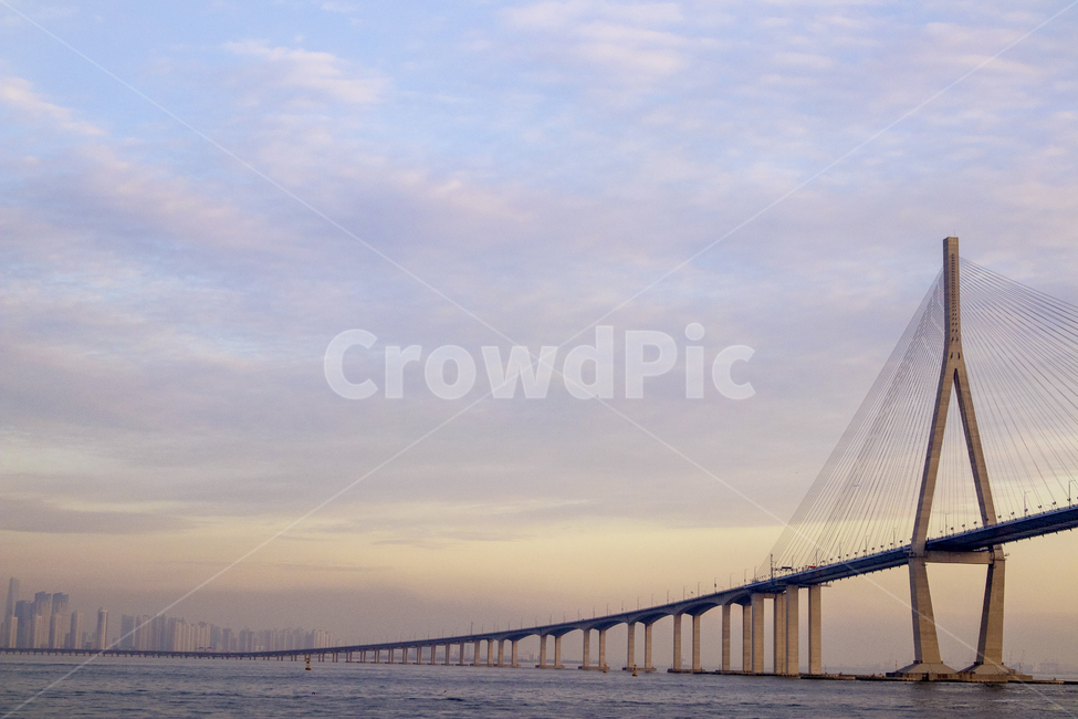 building,건물,bridge,다리,교량,인천대교,대교,바다,석양,노을,건축물,건물외관,exterior,building,structure,architecture,construction