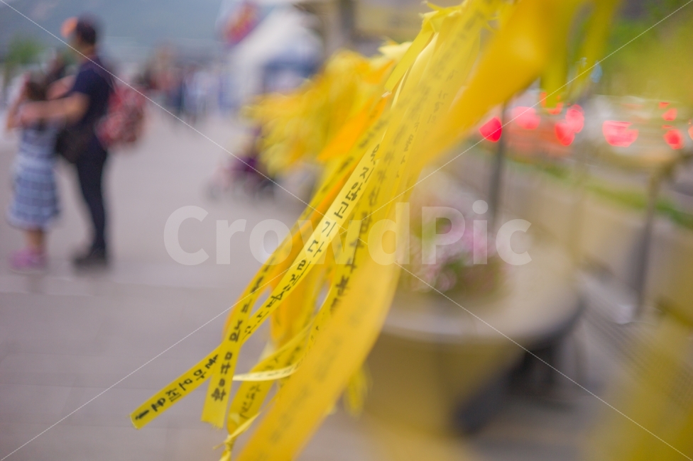 노랑,노란리본,거리,바램,광장,사람들,감성,자동차,yellow,ribon,street,hope,people,sensibility,car,plaza