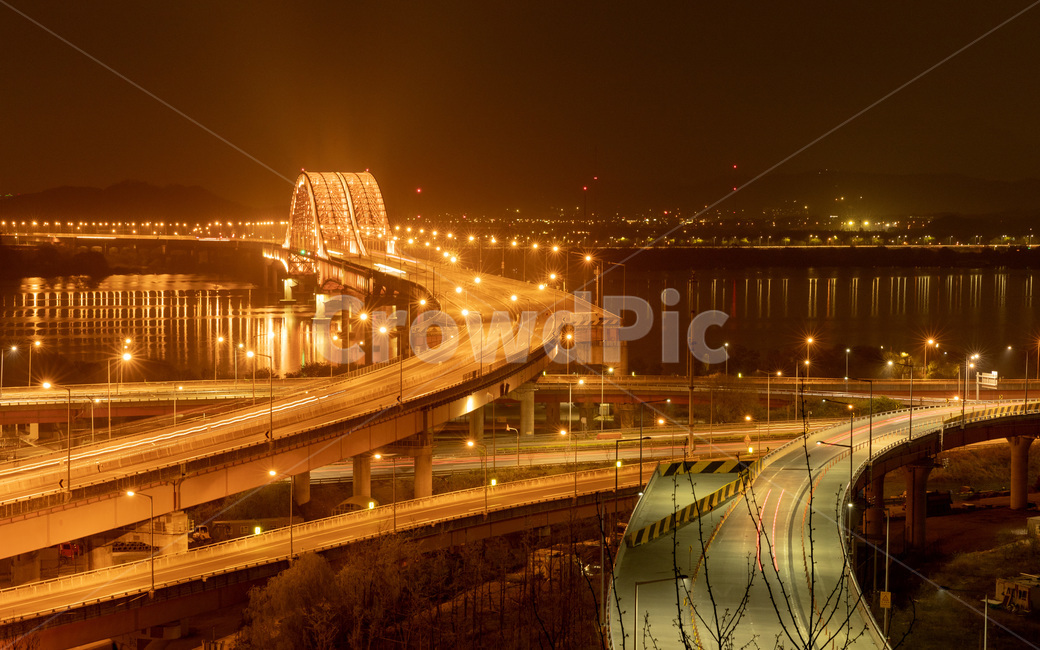 방화대교,방화대교야경,한강야경,한강다리,서울야경,야경,밤,풍경,nightscape,night,landscape,road,도로,freeway,고속 도로