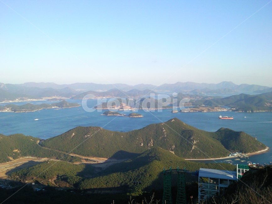 한려해상수도,통영,경남통영,다도해,남해,2009년,미륵산,미륵산전경