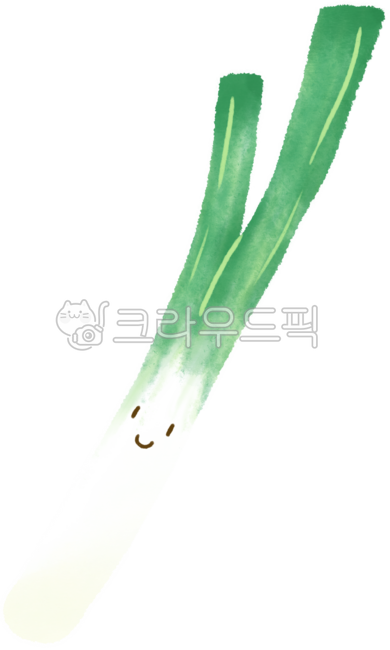 파, 대파, 파일러스트, 파그림, 파스티커, 사진,이미지,일러스트,캘리그라피 - 솜솜달작가