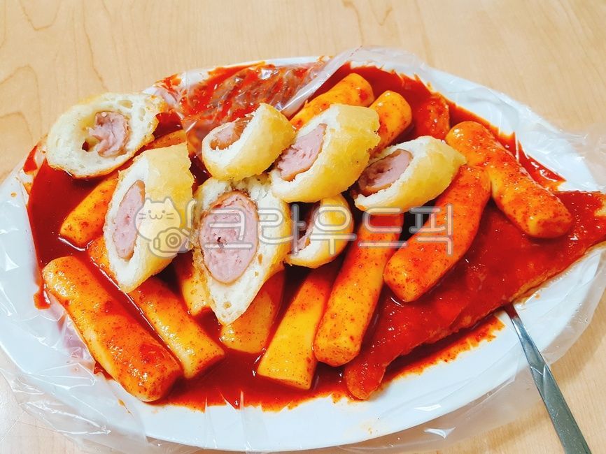 Hotdog,Spicy,snack,food,meal,street food,Korean food,tteokbokki,Korean street food,snack bar,koreanfood