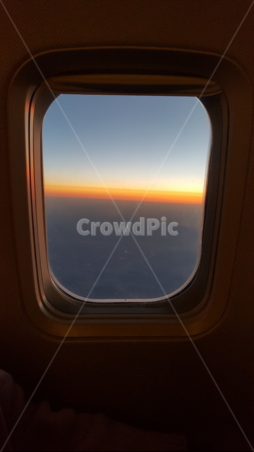 비행기,기내,노을,비행기창문,기내노을,flight,airplane,sunset,교통,교통수단,traffic,transportation