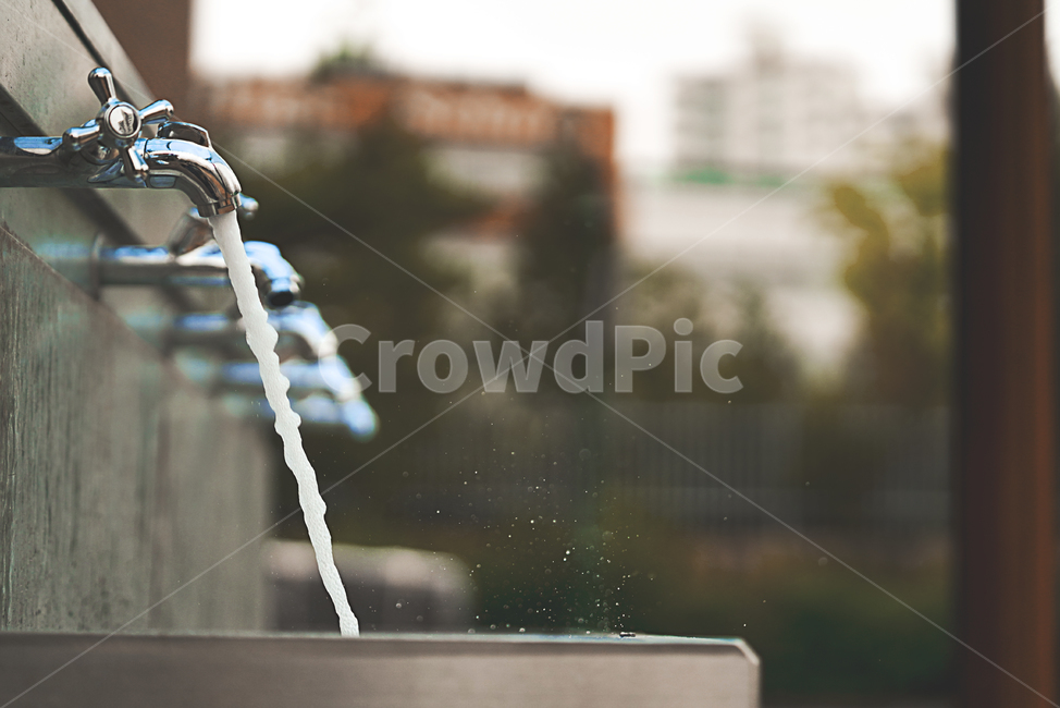수도,수도꼭지,철,물,water