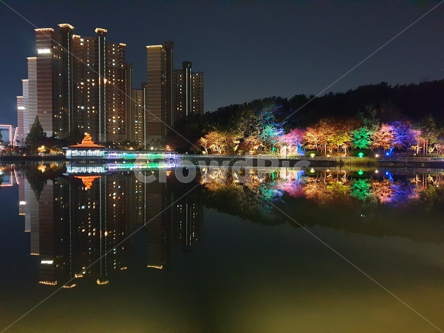 풍경,야경,반영,빛,호수,야경,밤,풍경,nightscape,night,landscape,도시,city,한국도시풍경,한국도시경관,korea cityscape