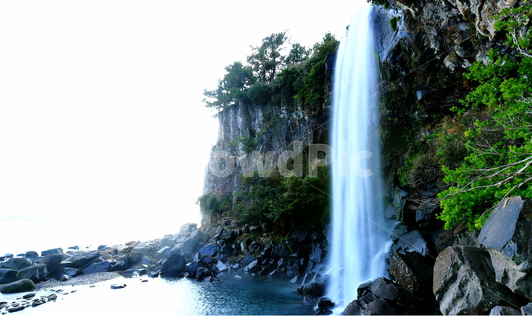 제주도,해변,정방폭포,폭포,바다,자연,풍경,nature,landscape,water,물,outdoors,옥외,river,강,waterfall