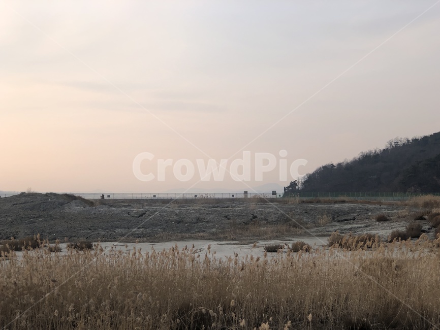 탄도항,노을,일몰,sunset,서해,하늘