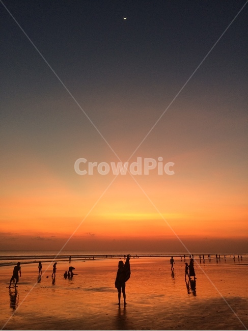 노을,sunset,일몰,바다,그림자