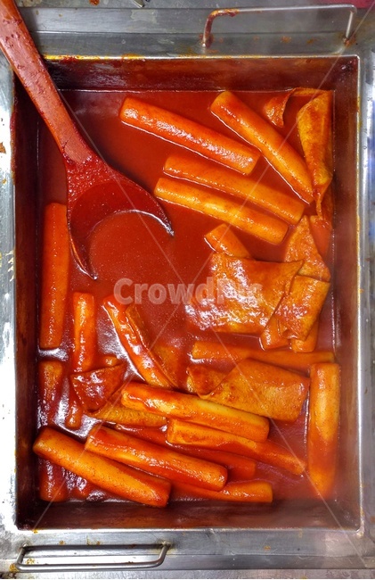 red pepper powder,Rice cake wrapper,snack,spicy,snack bar,Tteokbokki