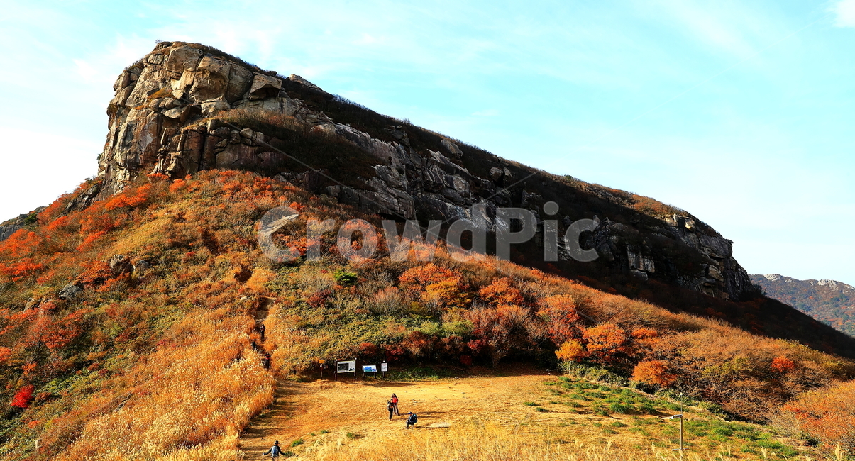 두륜산,만일재,산,가을,암릉