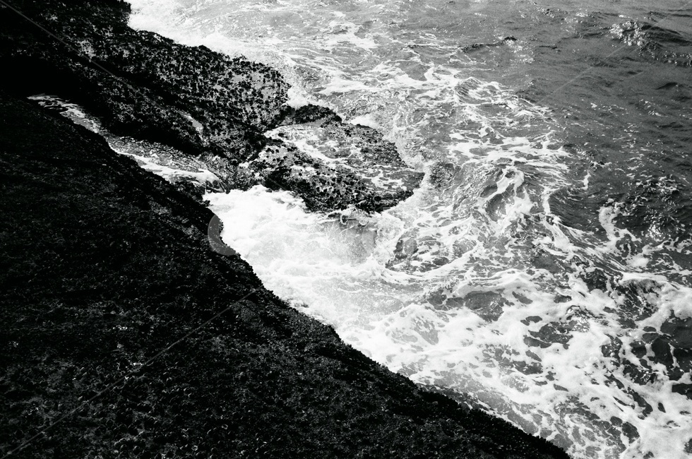 파도,바다,흑백사진,필카,감성,자연,풍경,nature,landscape,흑백,모노톤,monochrome,black and white,ocean,대양,sea,outdoors,옥외,water,물,sea waves