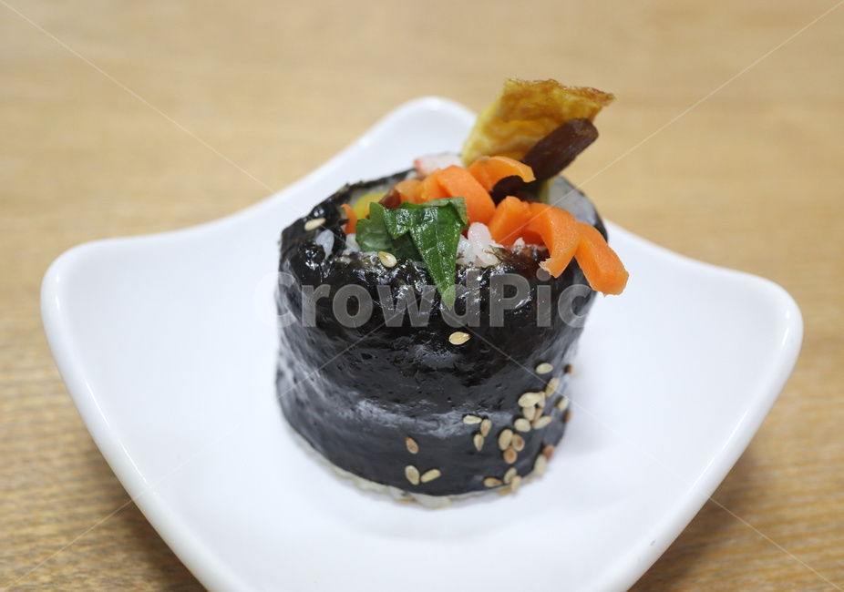 김밥,음식,당근,김,야채
