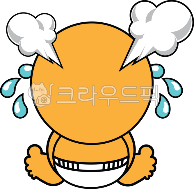 Tiny,illustration,little,tears,back view