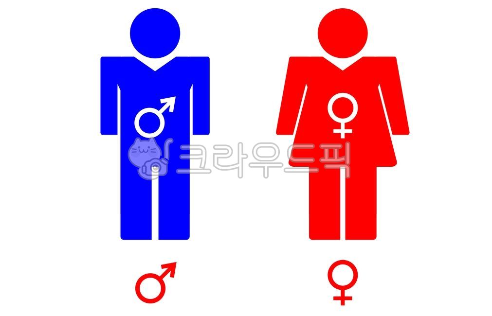 남과여,symbol,sign,화장실남녀표시,남녀기호