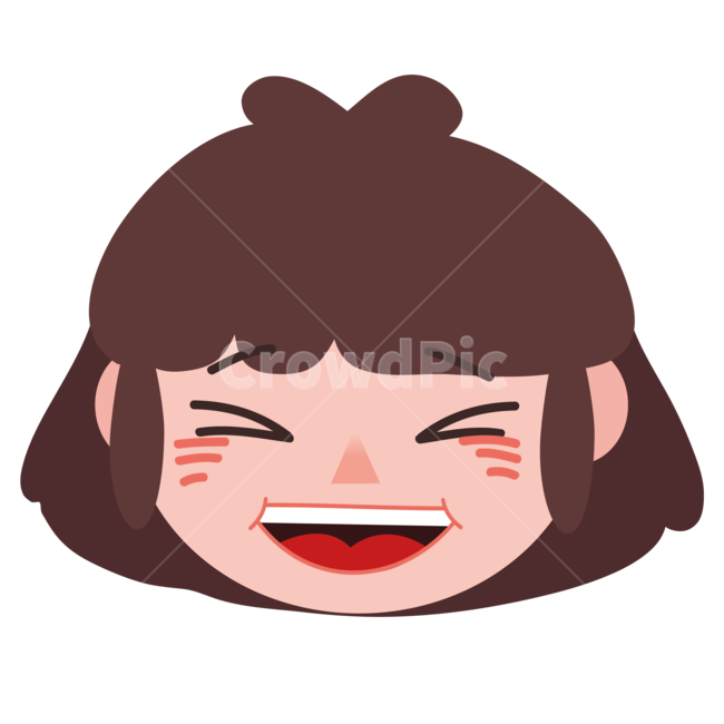 People illustration,expression,kid,Smile,cute,head,face,smiling face,children,Beloved,cuteness,baby,short hair,child,childrens characters