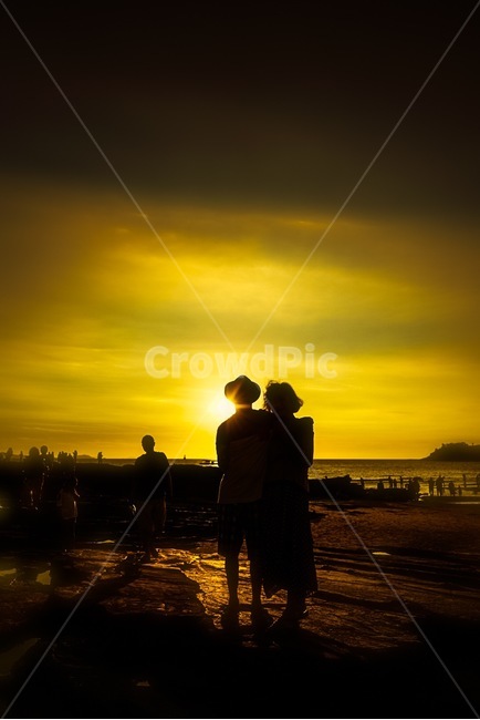 채석강,일몰,변산반도,여자,부부,석양,sunset,sunshine,human,실루엣