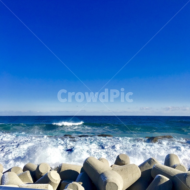 국내,바다,파도,파랑,청량,시원,sea,blue,wave,색감