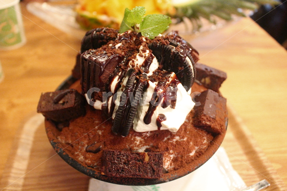 빙수,초코빙수,카페,여름,브라우니,디저트,간식,후식,dessert,snack